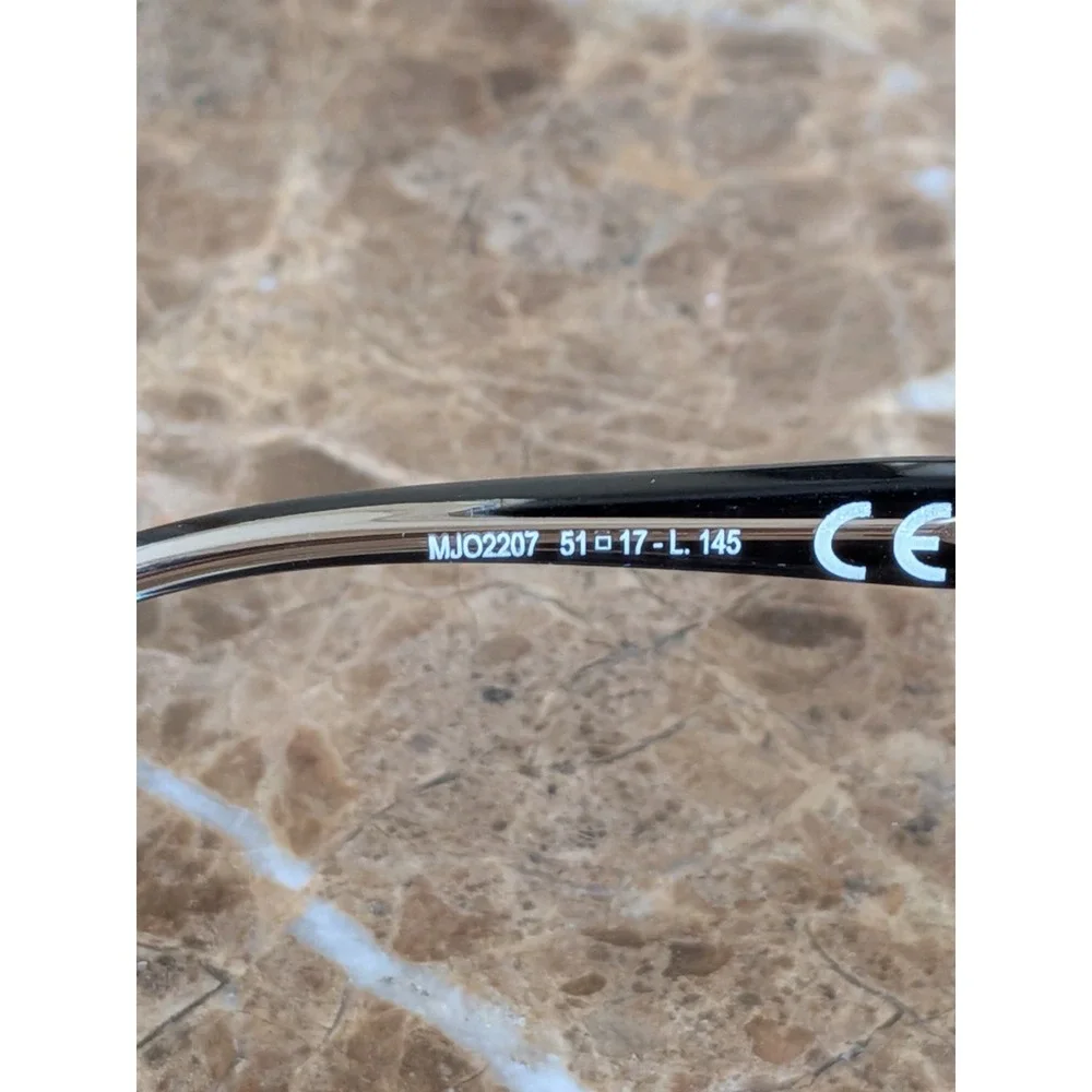 Maui Jim Eyeglasses MJO 2207-02K Black / Clear Frames 51-17-145